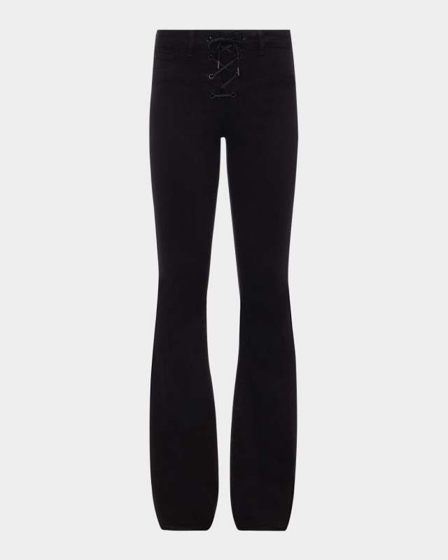 Charis Lace-Up Flare Pants